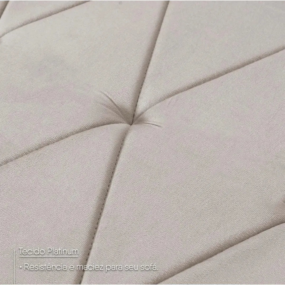 Sofá Retrátil Reclinável Europa 2,00m Suede Velut Tabaco Molas Espirais