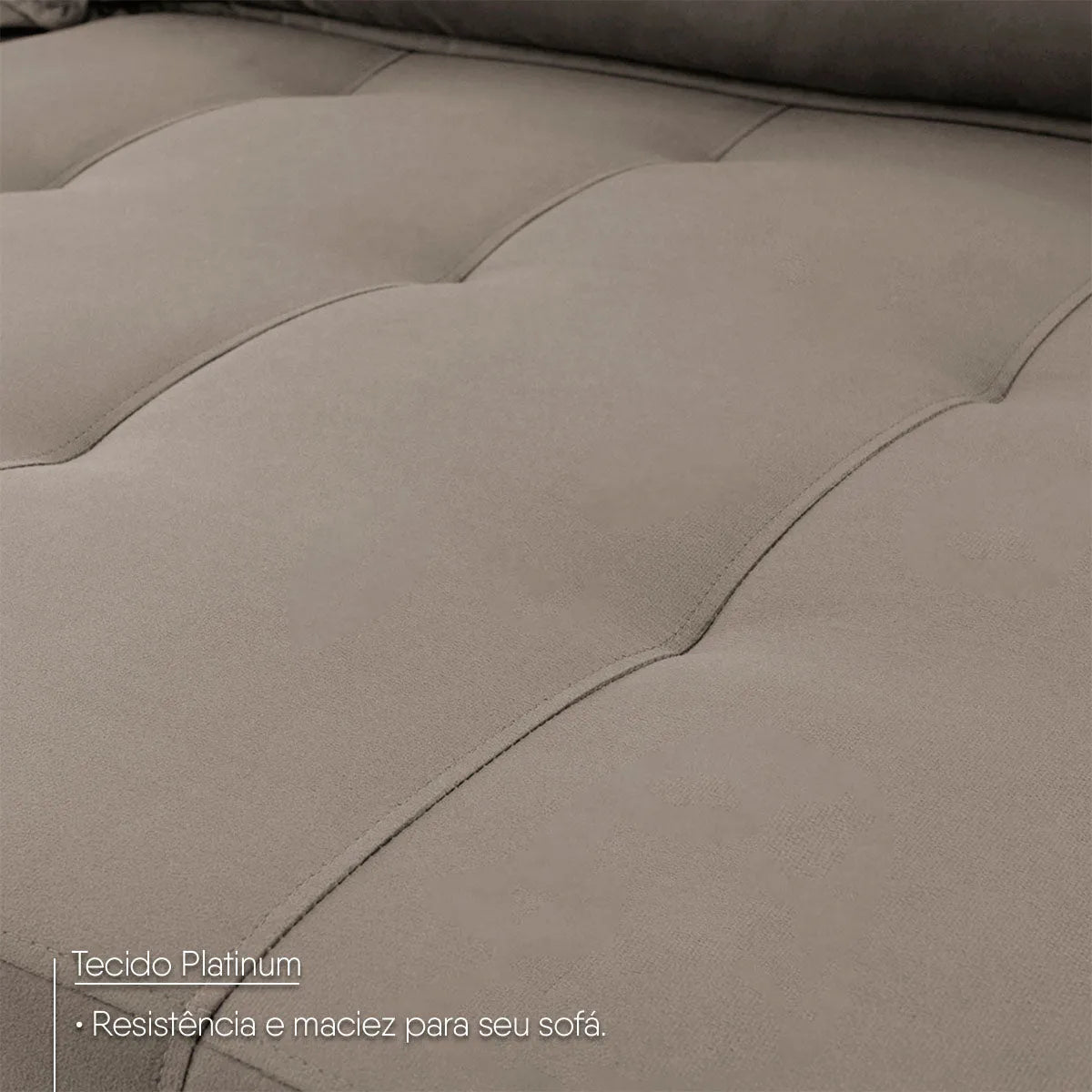 Sofá Retrátil Reclinável Montebello 3,00m Suede Velut Tabaco Molas no Assento