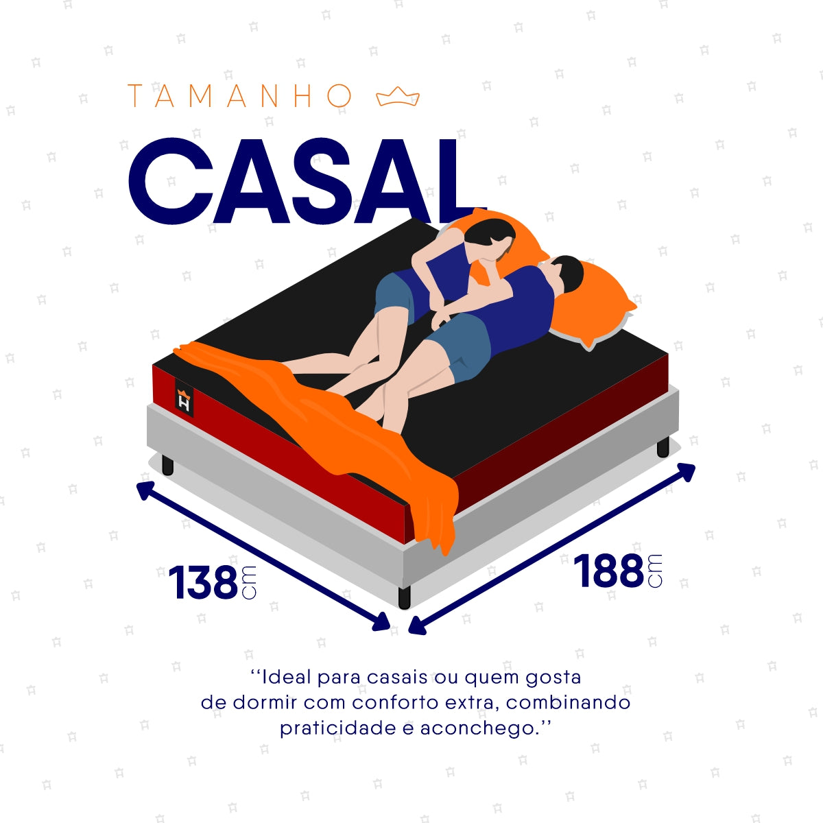 Cama Box Molas Ensacadas Toronto Casal 138x188 Branco Espuma D26 Suporta 120 Kg Por Pessoa