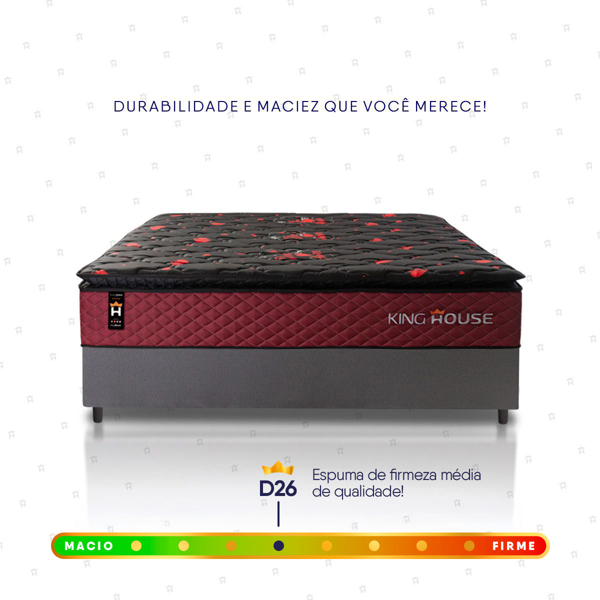 Cama Box Molas Ensacadas Toronto Casal 138x188 Cinza Espuma D26 Suporta 120 Kg Por Pessoa