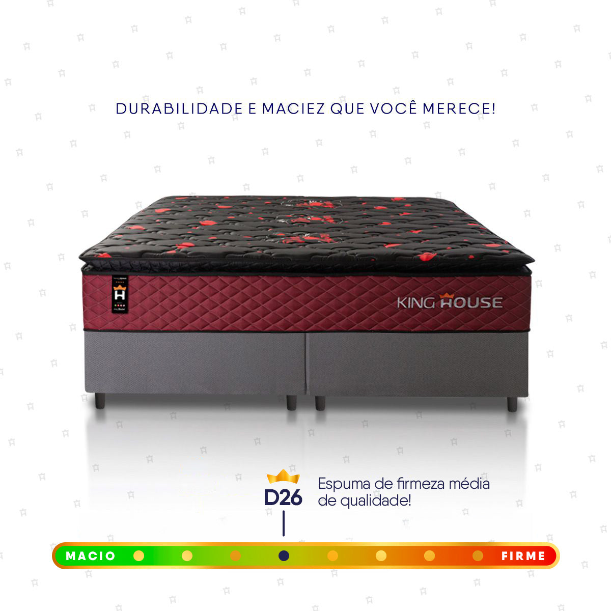 Cama Box Toronto Molas Ensacadas Queen 158x198 Cinza Espuma D26 Suporta 120 Kg Por Pessoa