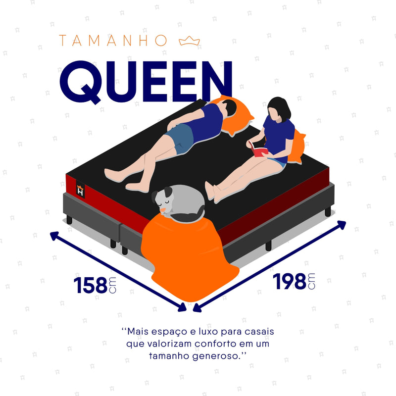 Cama Box Toronto Molas Ensacadas Queen 158x198 Cinza Espuma D26 Suporta 120 Kg Por Pessoa