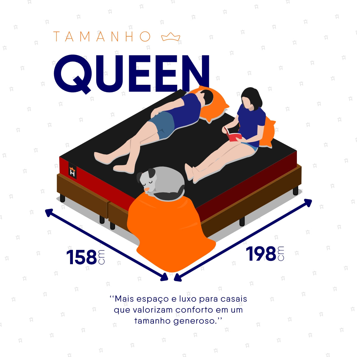 Cama Box Toronto Molas Ensacadas Queen 158x198 Marrom Espuma D26 Suporta 120 Kg Por Pessoa