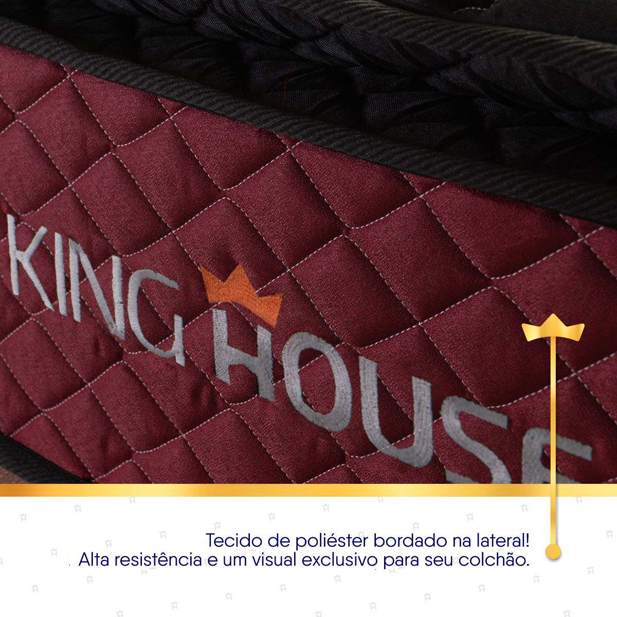 Cama Box Molas Ensacadas Toronto Solteiro 88x188 Preto Espuma D26 Suporta 120 Kg Por Pessoa