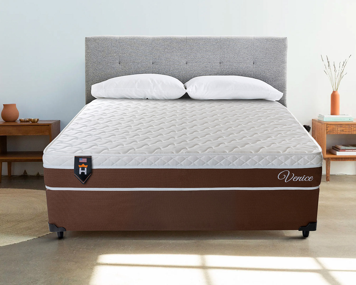 Cama Box Casal 138x188 Venice Molas Ensacadas King House