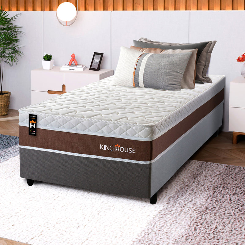 Cama Box Molas Ensacadas Venice Solteiro 88x188 King House