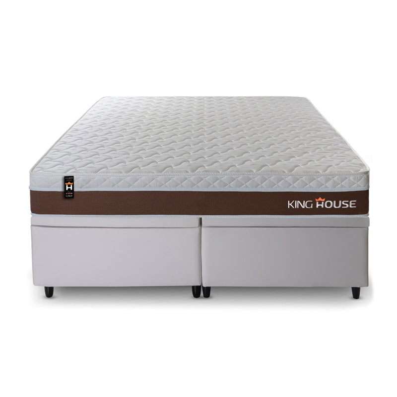 Cama Box Baú Venice c/ Molas Ensacadas 193x203 King House