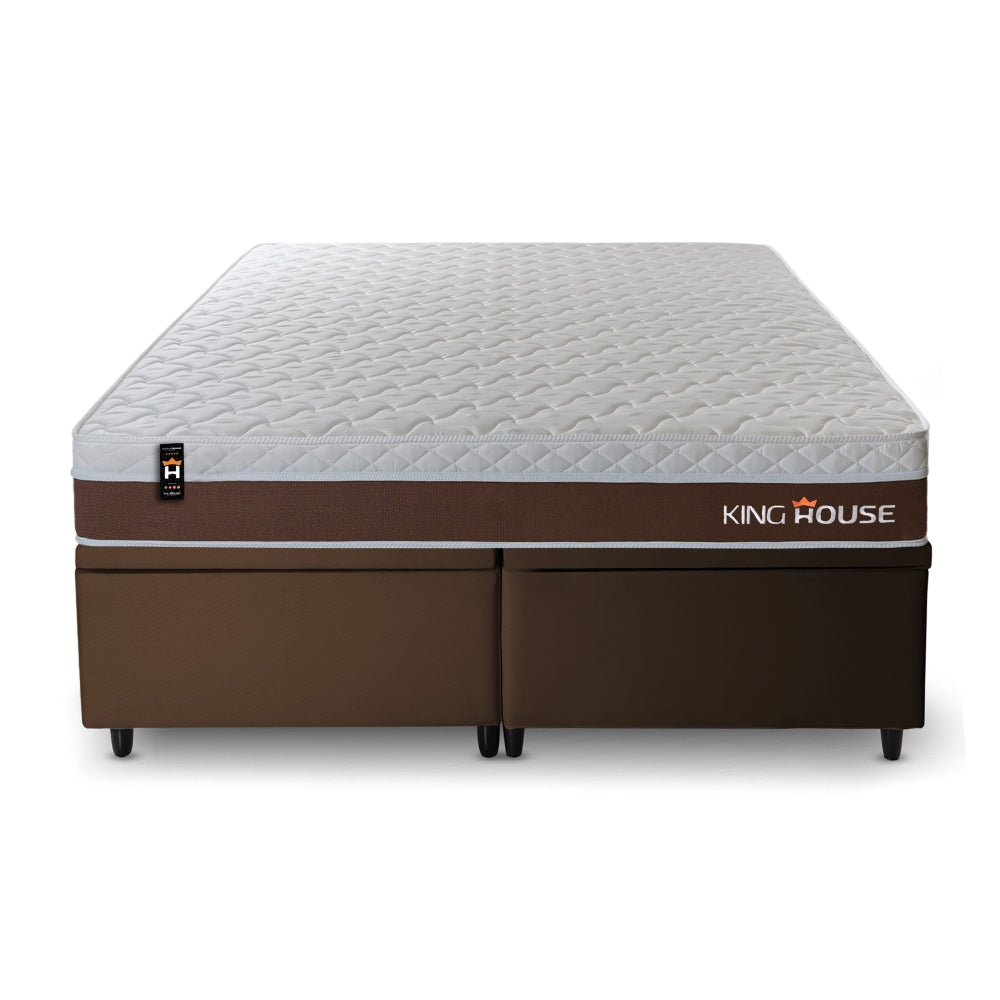 Cama Box Baú Venice c/ Molas Ensacadas 193x203 King House