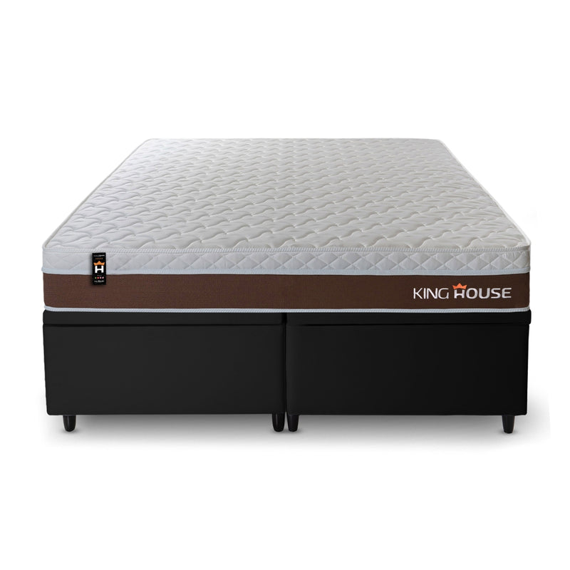 Cama Box Baú Venice c/ Molas Ensacadas 193x203 King House
