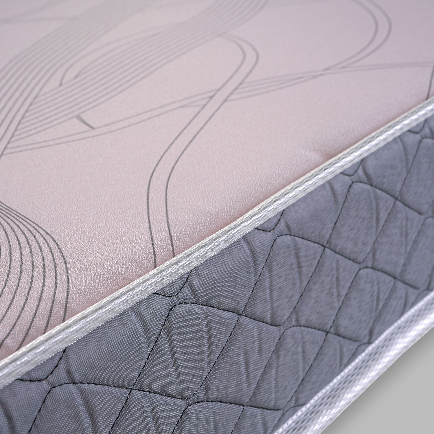 Colchão Solteiro Espuma D20 Veyron 78x188x12 Cinza