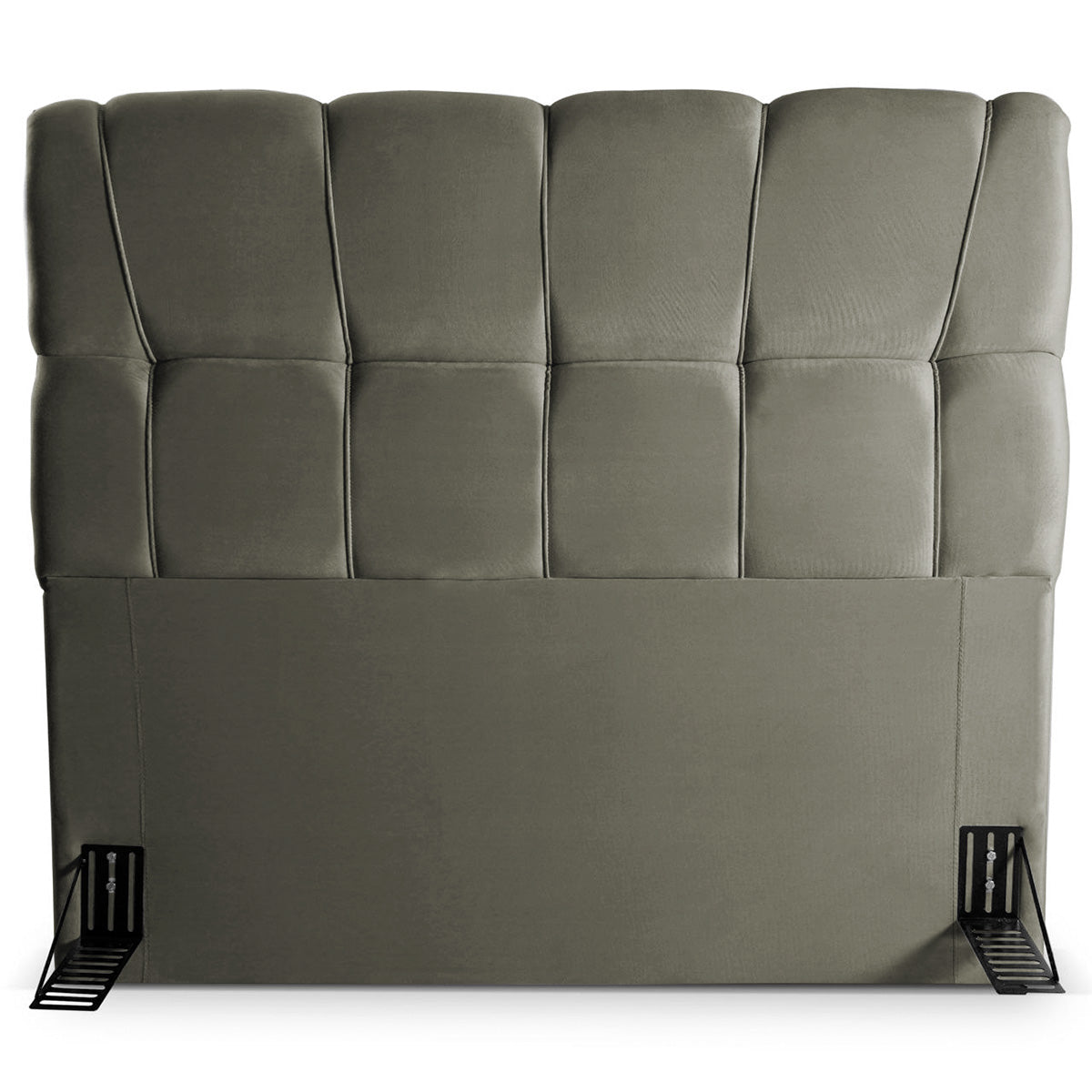 Cabeceira Cama Box Casal 140cm Suede Velut Tabaco