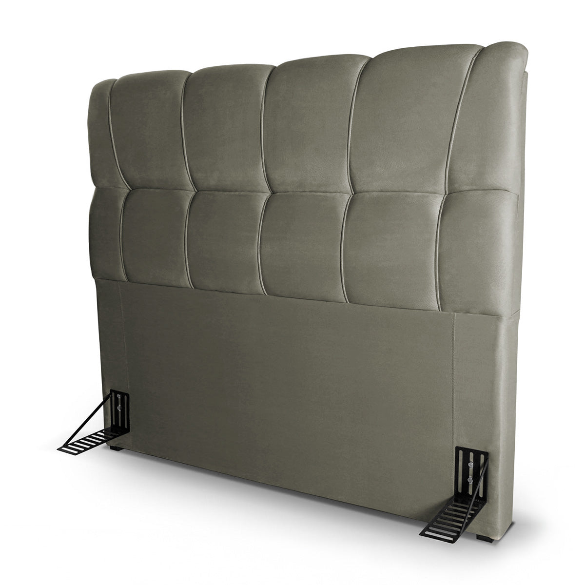 Cabeceira Cama Box Casal 140cm Suede Velut Tabaco
