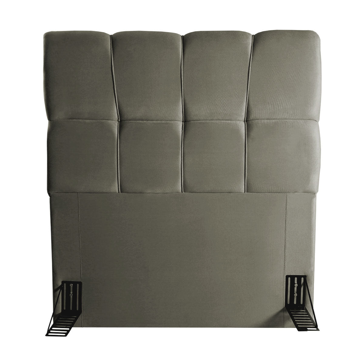 Cabeceira Cama Box Solteiro 98cm Suede Velut Tabaco