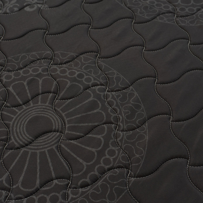 Conjugado Casal Dallas D28 Ortopédico 138x188x56 Preto - King House