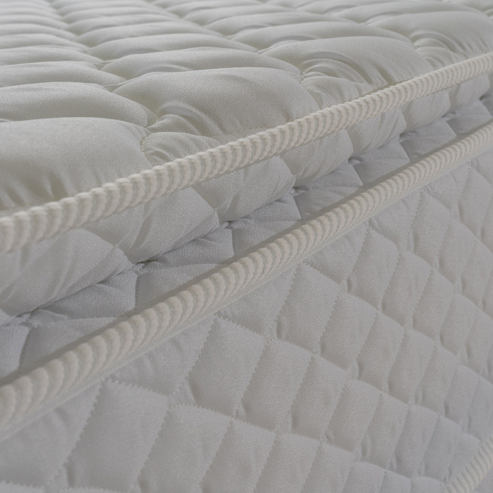 Conjunto Box Baú New Moon Branco 193x203x73 Molas Ensacadas
