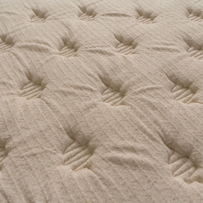 Conjunto Cama Box Molas Ensacadas Quartzo Marrom Solteiro 96x203x71