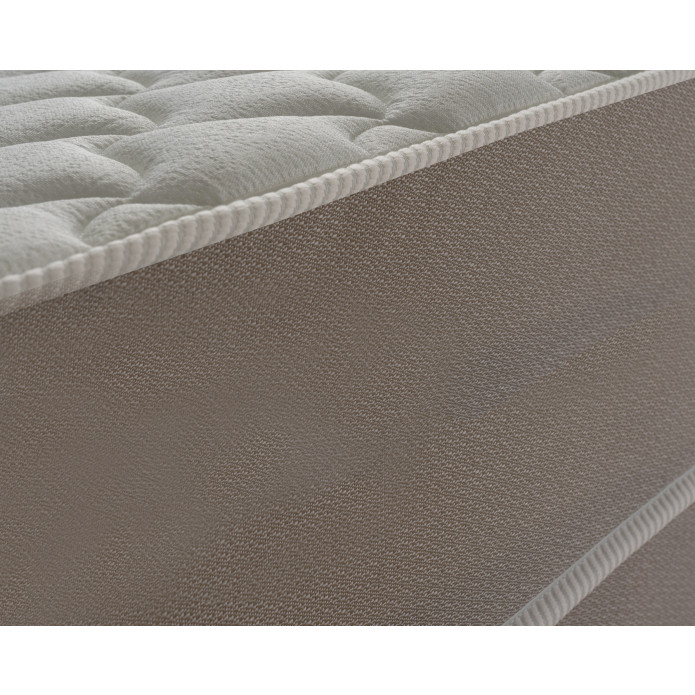 Conjunto Cama Box Solteiro Alpha Special 88x188x60 Bege Molas ensacadas - Hellen