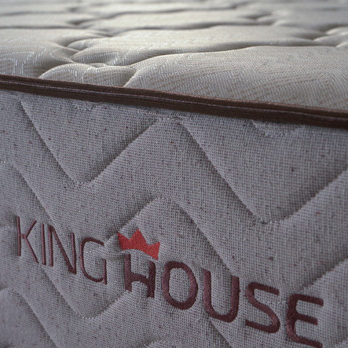 Conjunto Cama Box Magnético King Soft Relax Bege 193x203x63