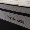 Conjunto Box Baú Preston Cinza 193x203x78 Molas Ensacadas 