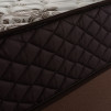Conjunto Cama Box Molas Ensacadas Allura Marrom Queen 158x198x58