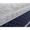 Conjunto Cama Box Molas Ensacadas Lagras Azul Queen 158x198x66