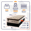 Conjunto Cama Box Molas Ensacadas Quartzo Marrom Solteiro 96x203x71