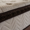 Conjunto Cama Box Molas Ensacadas Quartzo Marrom Solteiro 96x203x71