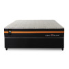 Conjunto Cama Box Molas Ensacadas Sirius Preto Casal 138x188x65