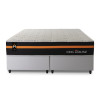 Conjunto Cama Box Molas Ensacadas Sirius Preto Queen 158x198x65