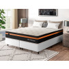 Conjunto Cama Box Molas Ensacadas Sirius Preto Queen 158x198x65