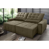 Sofá Retrátil/Reclinável Alaska Suede Velut c/ Molas no Assento - King House