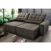 Sofá Retrátil/Reclinável Alaska Suede Velut c/ Molas no Assento - King House