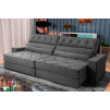 Sofá Retrátil Reclinável Albany Suede Velut c/ Molas Ensacadas - King House
