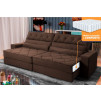 Sofá Retrátil Reclinável Albany Suede Velut c/ Molas Ensacadas - King House