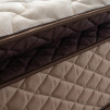 Conjunto Cama Box Espuma Atlanta Bege Casal 138x188x62