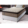 Conjunto Cama Box Espuma Atlanta Bege Solteiro 88x188x62