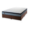 Conjunto Cama Box Espuma Chicago Cinza - King house