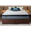 Conjunto Cama Box Espuma Chicago Cinza - King house