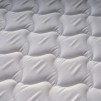 Conjunto Cama Box Casal Dakota Preto 138x188x57 Espuma D33