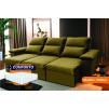 Sofá Retrátil Reclinável Paris Suede Velut Molas Ensacadas - King House