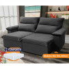 Sofá Retrátil Reclinável Paris Suede Velut Molas Ensacadas - King House
