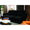 Sofá Retrátil Reclinável Paris Suede Velut Molas Ensacadas - King House