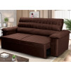 Sofá Retrátil Reclinável com molas Quantum Suede Velut - King House