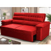 Sofá Retrátil Reclinável com molas Quantum Suede Velut - King House