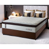 Conjunto Cama Box Espuma San Diego Branco Casal 138x188x67