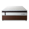 Conjunto Cama Box Espuma San Diego Branco Casal 138x188x67