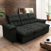 Sofá Retrátil Reclinável Atenas 2,30m Suede Molas no Assento - King House