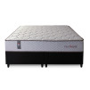 Conjunto Cama Box Magnético Queen Soft Relax Bege 158x198x63