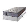 Conjunto Cama Box Magnético Solteiro Soft Relax Bege 96x203x63