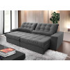 Sofá Retrátil/Reclinável Zurique Suede Velut c/ Molas no Assento - King House